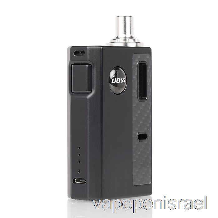 חד פעמי Vape Israel Ijoy Mercury 12w Aio Pod System פחמן שחור